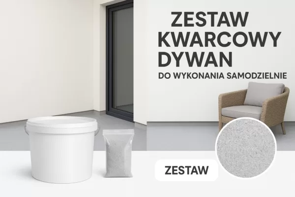 kwarcowy dywan zestaw
